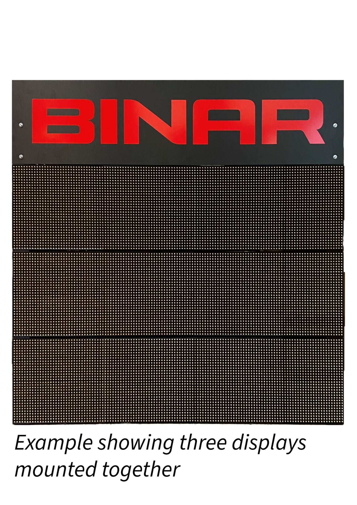 Binar LED display